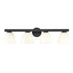 Millennium Lighting 49004-MB Matte Black Apria 33'' Wide 4-light Vanity - Matte Black Image 6