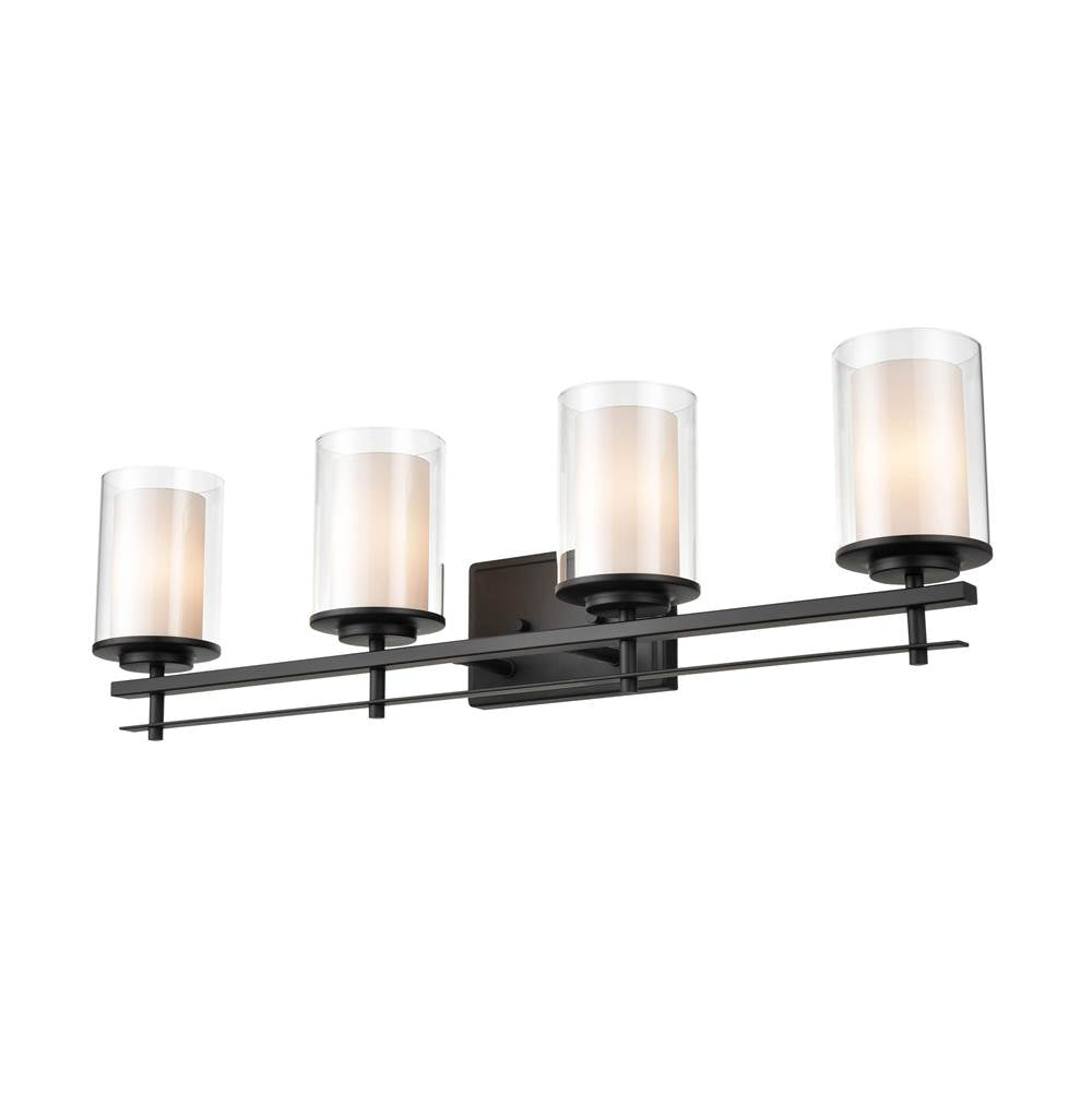 Millennium Lighting 5504-MB Matte Black Vanity Light Image 3
