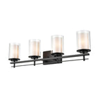 Millennium Lighting 5504-MB Matte Black Vanity Light Image 3