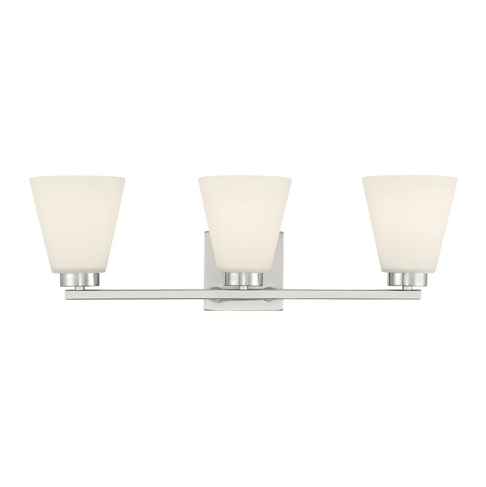 Millennium Lighting 64003WG-BN Brushed Nickel Strayhan 22'' Wide 3-light Vanity Image 6