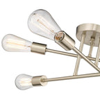 Millennium Lighting 4256-MG Modern Gold Semi-flush Ceiling Mount Image 3