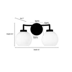 Millennium Lighting 22402-VB Vintage Brass Vanity Image 3