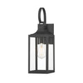 Millennium Lighting 402001-PBK Powder Coated Black Halston 16.75'' High 1-light Outdoor Lantern Image 1