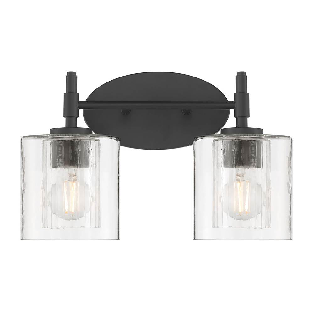 Millennium Lighting 270202-MB Matte Black Solventa 15'' Wide 2-light Vanity Image 5