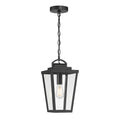 Millennium Lighting 68301-PBK Powder Coated Black Brenwick 8'' Wide 1-light Outdoor Hanging Pendant Image 1