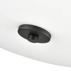 Millennium Lighting 214102-MB Matte Black Laphia 13.25'' Wide 2-light Flushmount - Matte Black Image 4