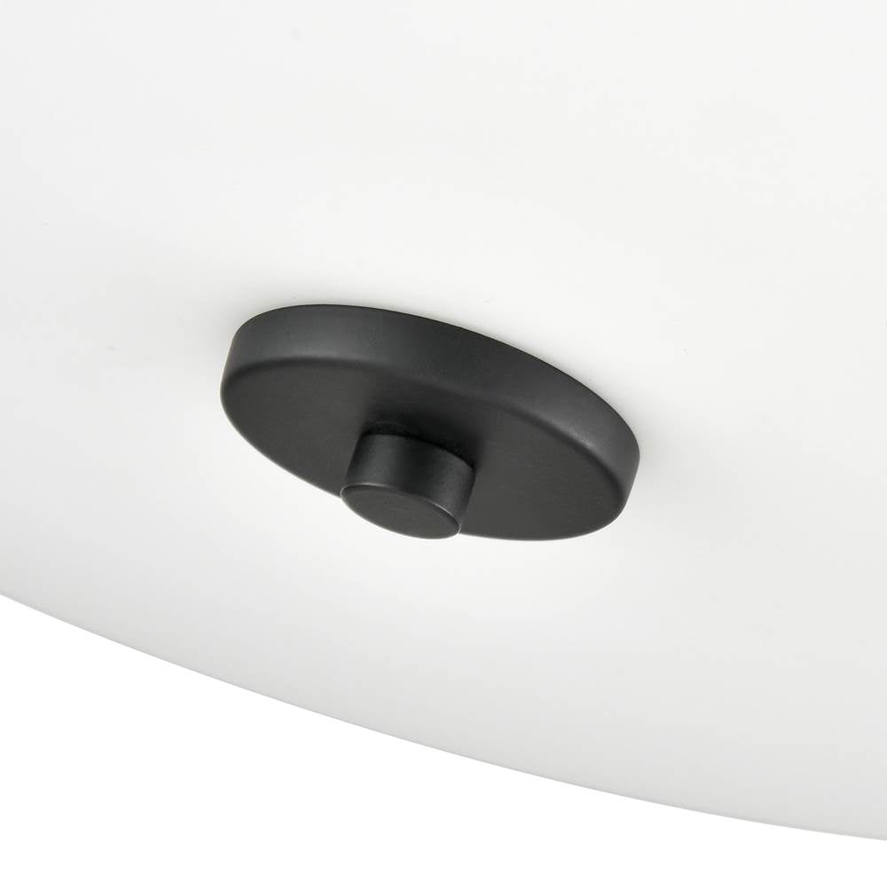 Millennium Lighting 214102-MB Matte Black Laphia 13.25'' Wide 2-light Flushmount - Matte Black Image 4