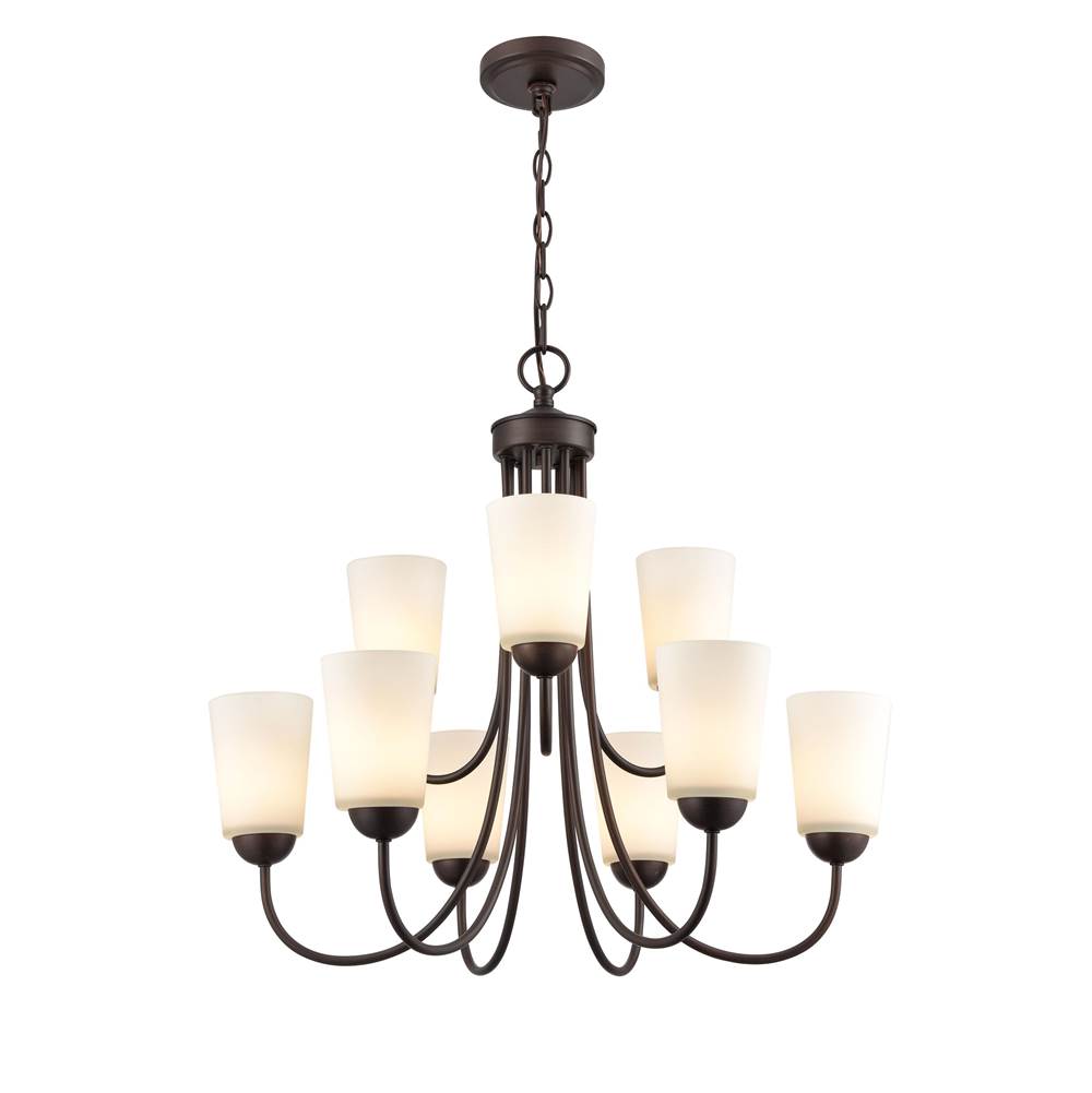 Millennium Lighting 9809-RBZ Rubbed Bronze Chandelier Ceiling Light Image 3