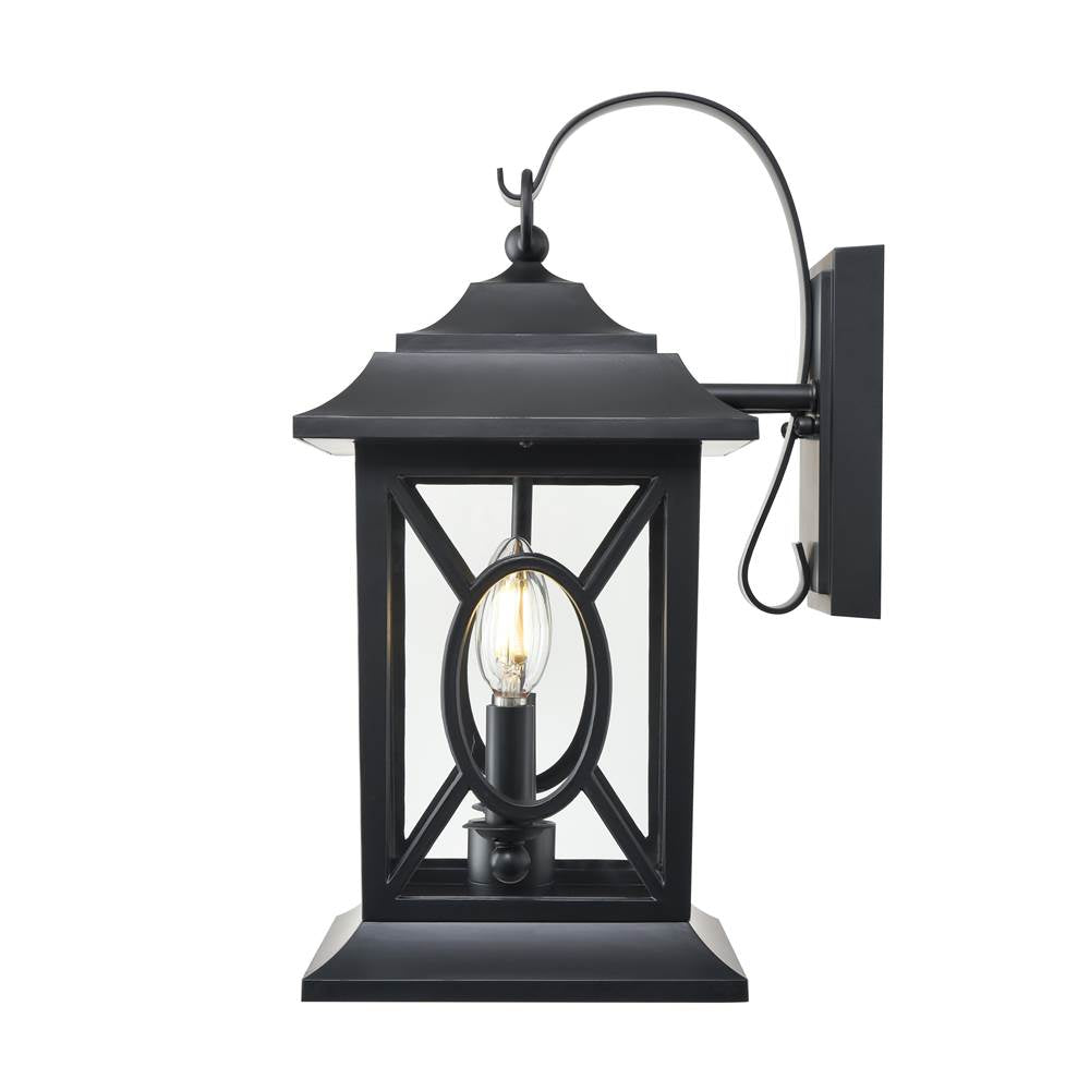 Millennium Lighting 85102-PBK Powder Coated Black Outdoor Wall Sconce Image 4