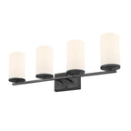 Millennium Lighting 2704WG-MB Matte Black Verlana 27.75'' 4-light Vanity - Matte Black Image 5