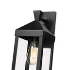 Millennium Lighting 22911-PBK Powder Coated Black Yates 17.25'' High 1-light Outdoor Wall Sconce - Painted Black Image 4