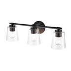 Millennium Lighting 8113-MB Matte Black 3 Light Vanity Image 3