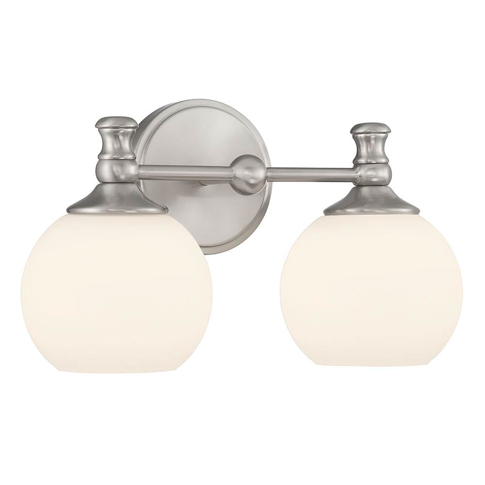 Millennium Lighting 201102-BN Brushed Nickel Orlisse 14.75'' Wide 2-light Vanity Image 1