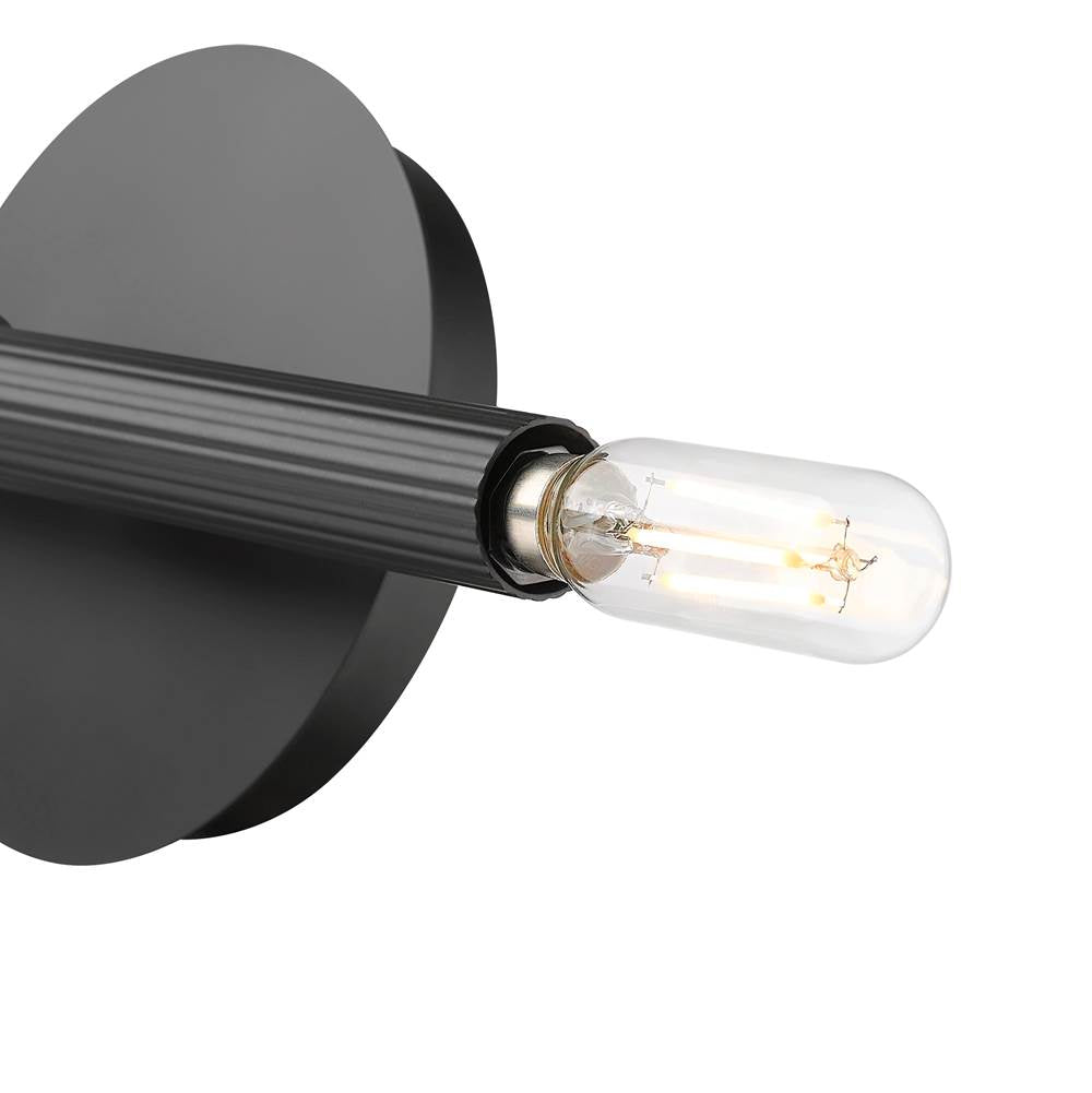 Millennium Lighting 25702-MB Matte Black Skyva 5.75'' High 2-light Wall Sconce - Matte Black Image 4