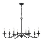 Millennium Lighting 4388-MB Matte Black Chandelier Ceiling Light Image 1