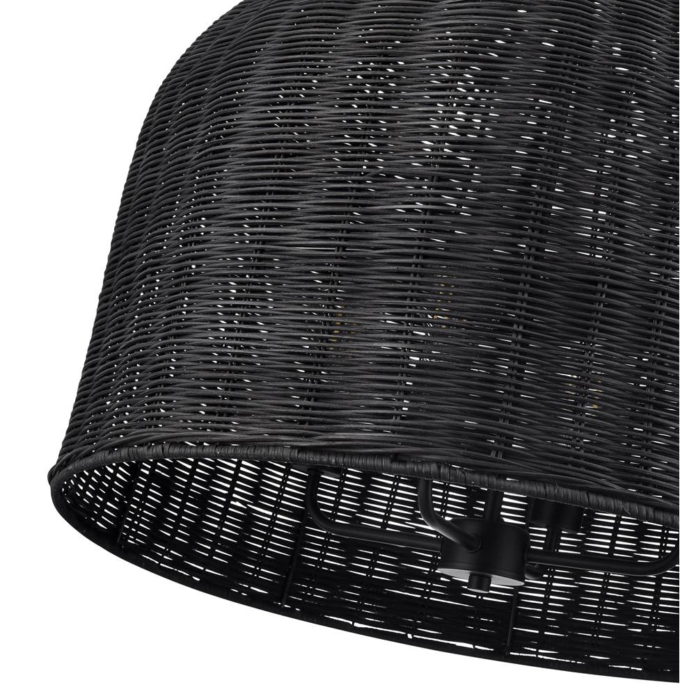 Millennium Lighting 9027-MB Matte Black Elise 24.25'' Wide 4-light Pendant - Matte Black Image 5