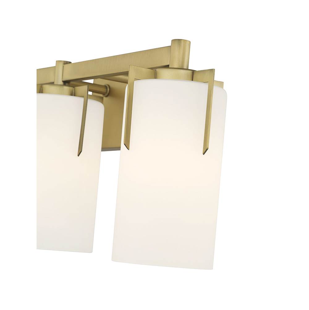 Millennium Lighting 65003-VB Vintage Brass Froselle 22'' Wide 3-light Vanity Image 5
