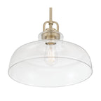 Millennium Lighting 98101-MG Modern Gold Clarien  14'' Wide 1-light Pendant Image 7