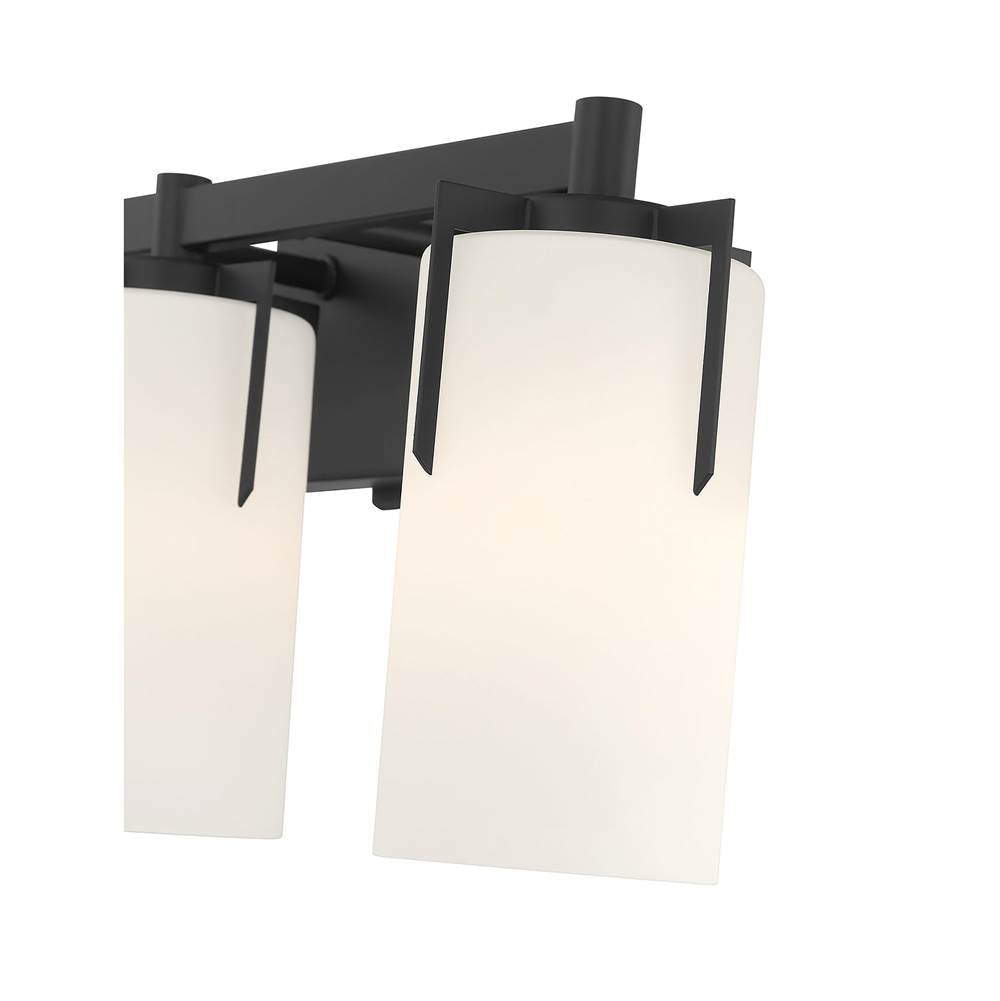 Millennium Lighting 65003-MB Matte Black Froselle 22'' Wide 3-light Vanity Image 5