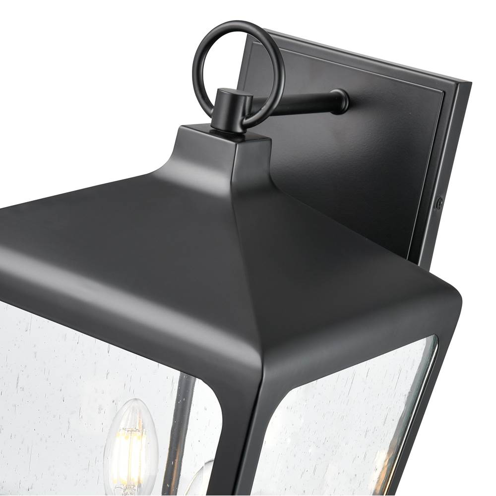 Millennium Lighting 7912-PBK Powder Coated Black Outdoor Wall Sconce Image 3