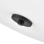Millennium Lighting 214103-MB Matte Black Laphia 15.75'' Wide 3-light Semi Flush - Matte Black Image 5