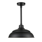 Millennium Lighting LEDRWHS14-SB Satin Black Led Warehouse Shade Image 1