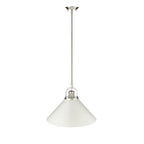 Millennium Lighting 20901-PN/MW Polished Nickel,Matte White Pendant Light Image 4