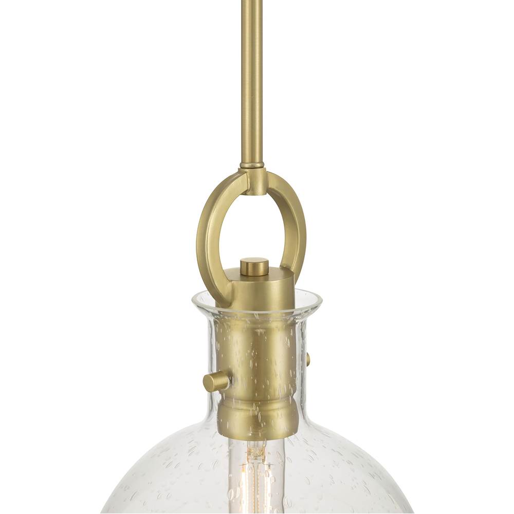 Millennium Lighting 204101-VB Vintage Brass Glanora  8'' Wide 1-light Mini Pendant Image 6