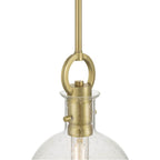 Millennium Lighting 204101-VB Vintage Brass Glanora  8'' Wide 1-light Mini Pendant Image 6