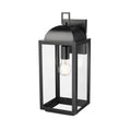 Millennium Lighting 194101-PBK Powder Coated Black Beaufort 17.75'' High 1-light Outdoor Wall Sconce - Powder Coated Black Image 1