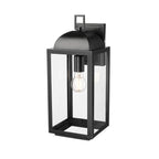 Millennium Lighting 194101-PBK Powder Coated Black Beaufort 17.75'' High 1-light Outdoor Wall Sconce - Powder Coated Black Image 1