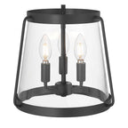 Millennium Lighting 230103-MB Matte Black Adabella 12.25'' Wide 3-light Semi-flush Mount Image 6