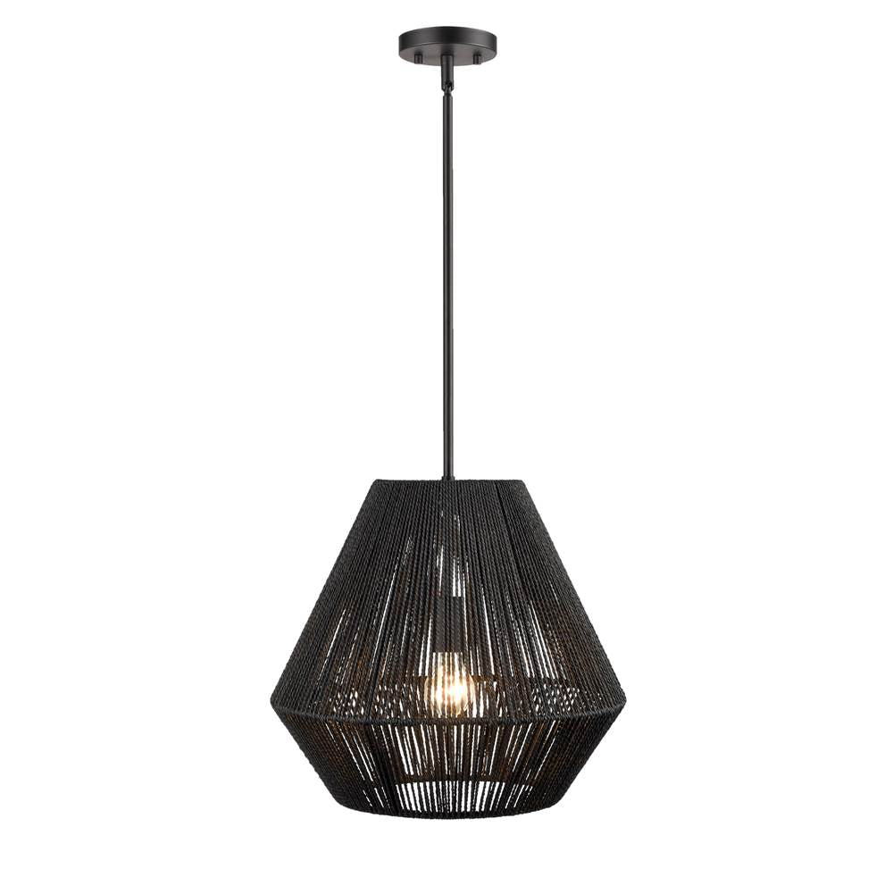 Millennium Lighting 9022-MB Matte Black Pendant Light Image 2