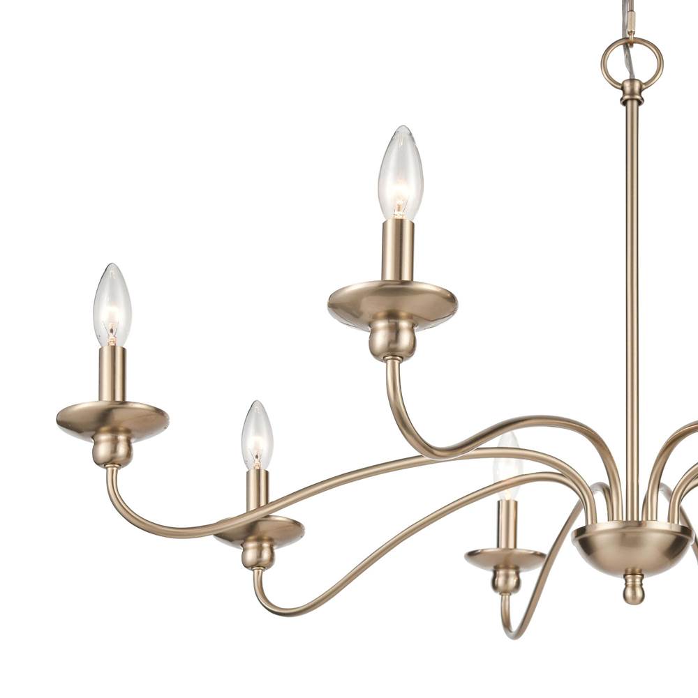 Millennium Lighting 4388-MG Modern Gold Chandelier Ceiling Light Image 2