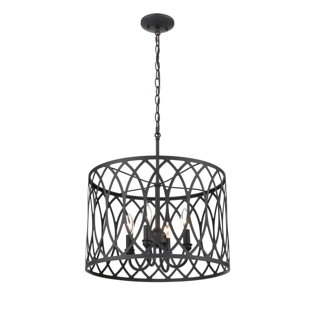 Millennium Lighting 4214-MB Matte Black Pendant Light Image 4
