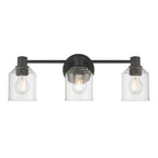 Millennium Lighting 202103-MB Matte Black Vessair 22.5'' Wide 3-light Vanity Image 6