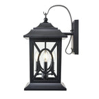 Millennium Lighting 85103-PBK Powder Coated Black Outdoor Wall Sconce Image 4