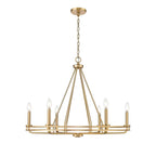 Millennium Lighting Jody 32.5'' Wide 6-light Chandelier - Matte Black