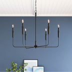Millennium Lighting 29406-MB Matte Black Chandelier Ceiling Light Image 2