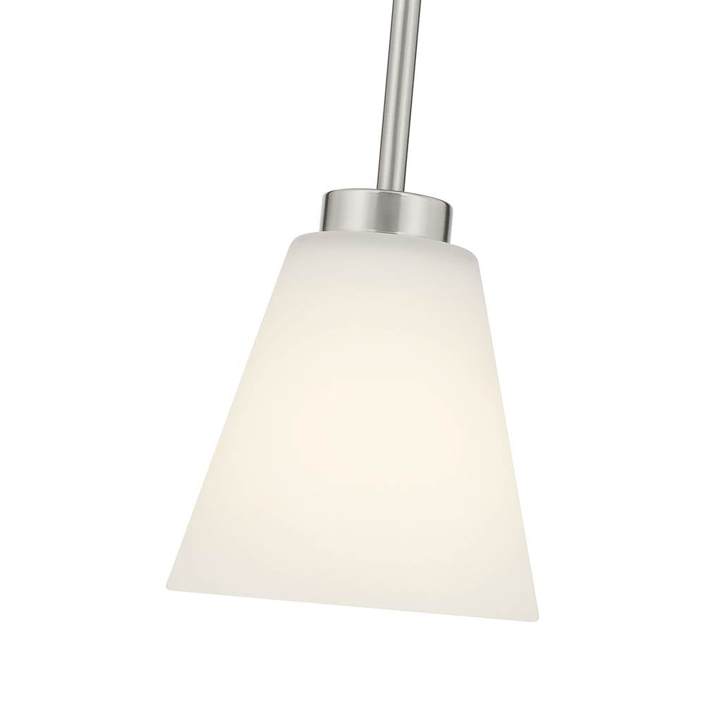 Millennium Lighting 64101WG-BN Brushed Nickel Strayhan 5.75'' Wide 1-light Mini Pendant Image 5