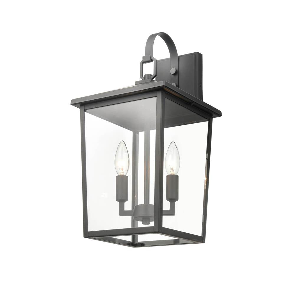 Millennium Lighting 2972-PBK Powder Coat Black Outdoor Hanging Lantern Image 2