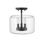 Millennium Lighting 46923-MB Matte Black Semi-flush Ceiling Mount Image 3
