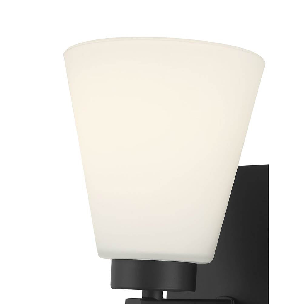 Millennium Lighting 64001WG-MB Matte Black Strayhan 6.75'' High 1-light Wall Sconce Image 5