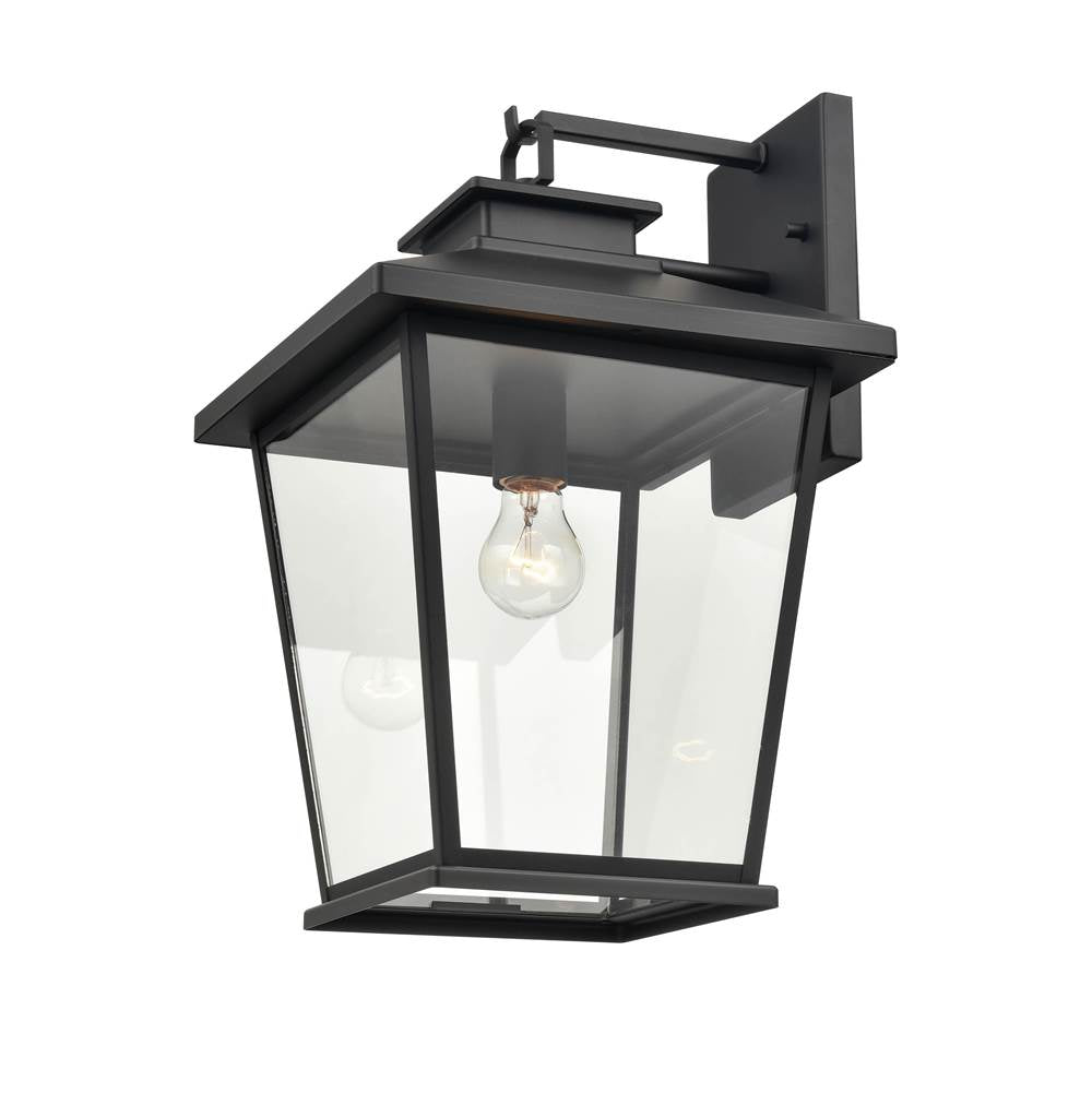 Millennium Lighting 4721-PBK Powder Coat Black Outdoor Wall Sconce Image 1