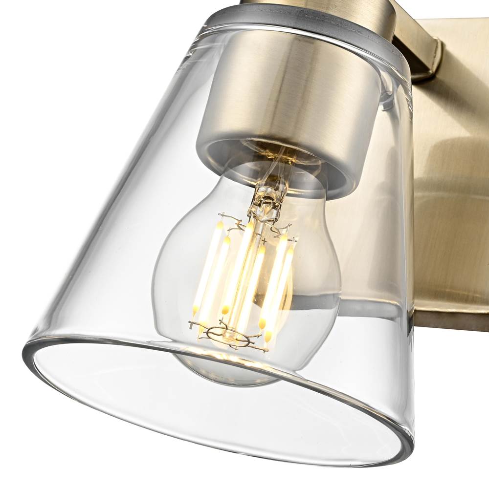 Millennium Lighting 64001-MG Modern Gold Strayhan 6.75'' High 1-light Wall Sconce - Modern Gold Image 4