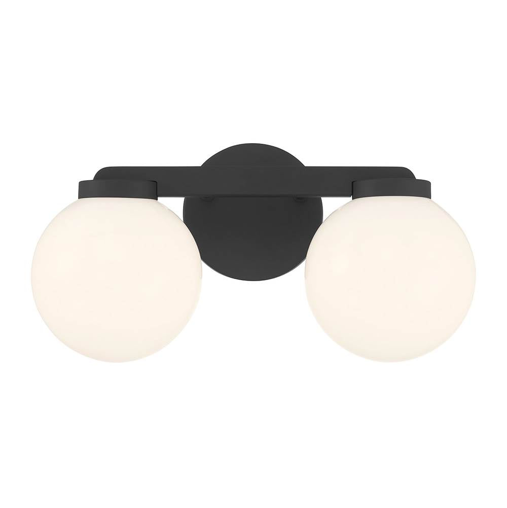 Millennium Lighting 97002-MB Matte Black Ardeva 14'' Wide 2-light Vanity Image 6