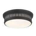 Millennium Lighting 95102-MB Matte Black Velune  14'' Wide 2-light Flush Mount Image 1