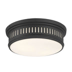 Millennium Lighting 95102-MB Matte Black Velune  14'' Wide 2-light Flush Mount Image 1