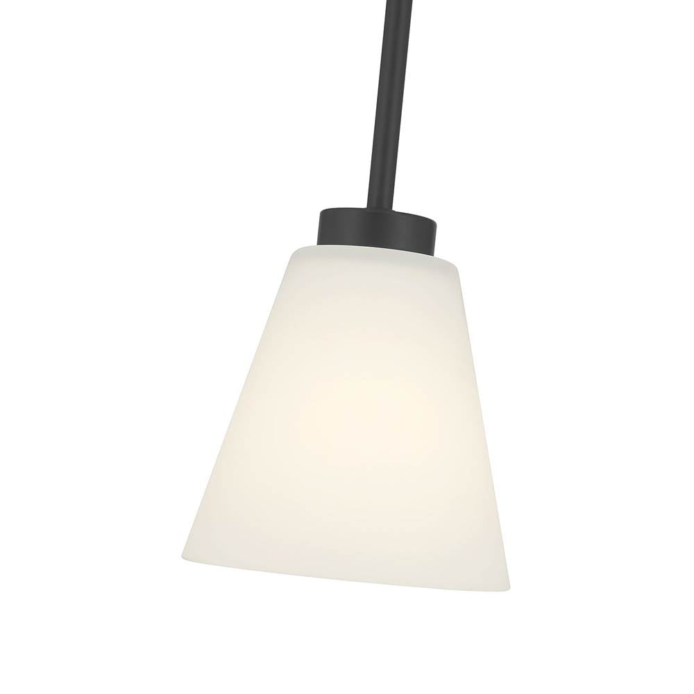 Millennium Lighting 64101WG-MB Matte Black Strayhan 5.75'' Wide 1-light Mini Pendant Image 5