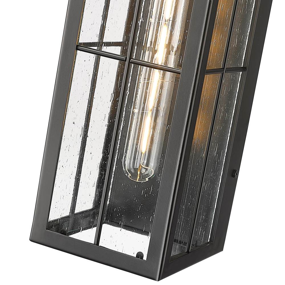 Millennium Lighting 10801-PBK Powder Coated Black Outdoor Wall Sconce Image 3